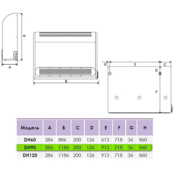 Осушувач повітря Fairland DH90