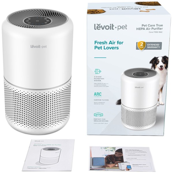 Очищувач повітря Levoit Air Purifier Core P350 Pet Care White (HEAPAPLVNEU0035)