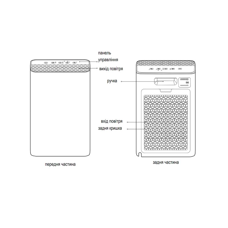 Очищувач повітря Cooper&Hunter CH-P23W5I Andes