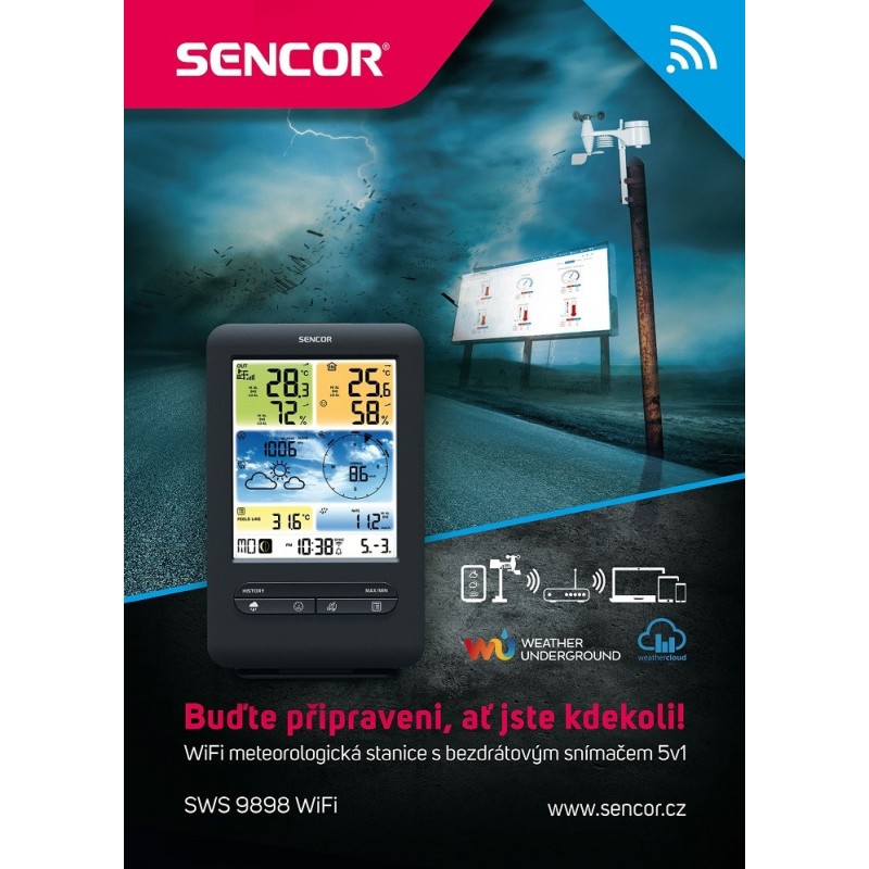 Метеостанція Sencor SWS 9898 WiFi