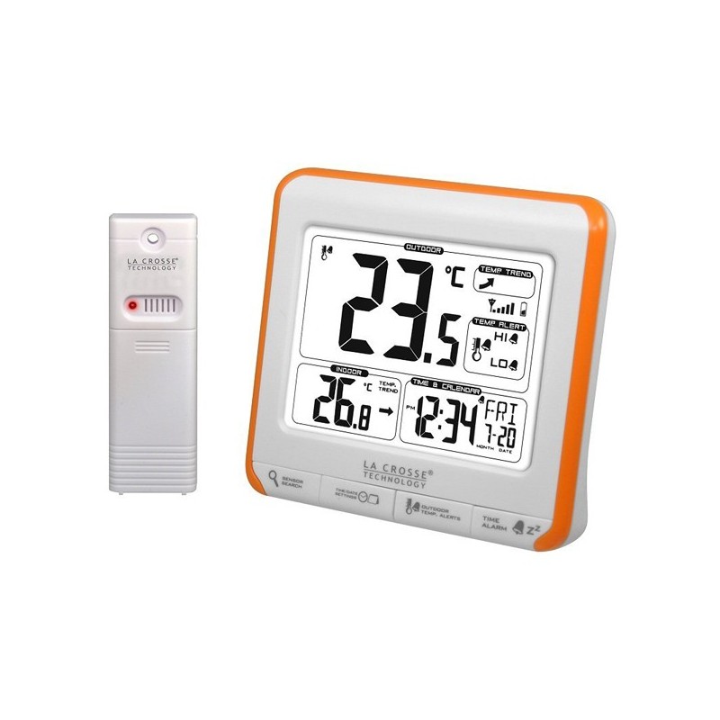 Метеостанція La Crosse WS6811-White/Orange