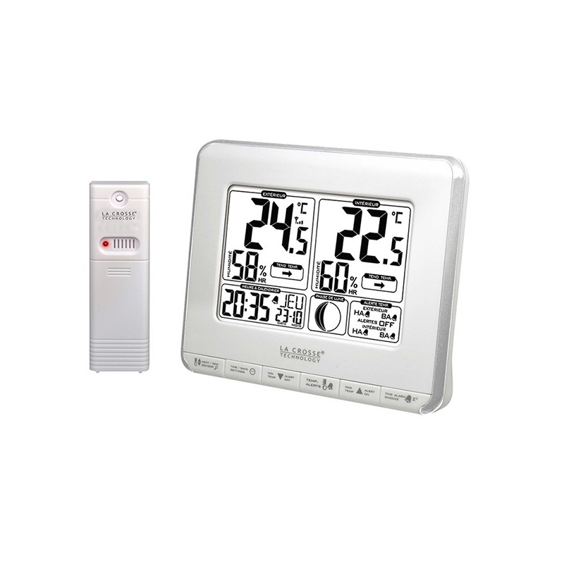 La Crosse WS6812-White/Silver