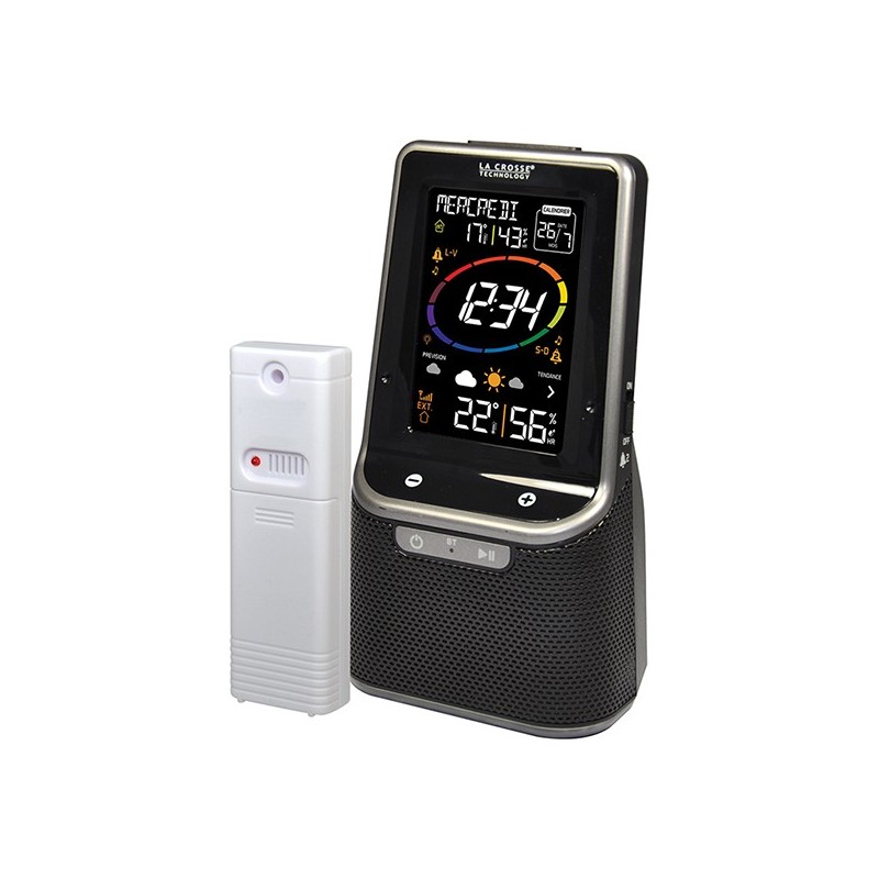 Метеостанція La Crosse WS6890 Black/Silver