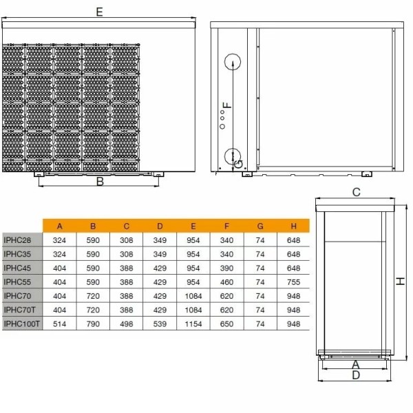 Тепловий насос Fairland IPHCR100T (36.5 кВт, WiFi)