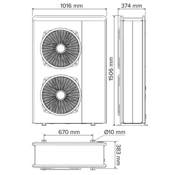 Тепловий насос Ariston Nimbus Plus 150 S-T Net R32 (3302225)