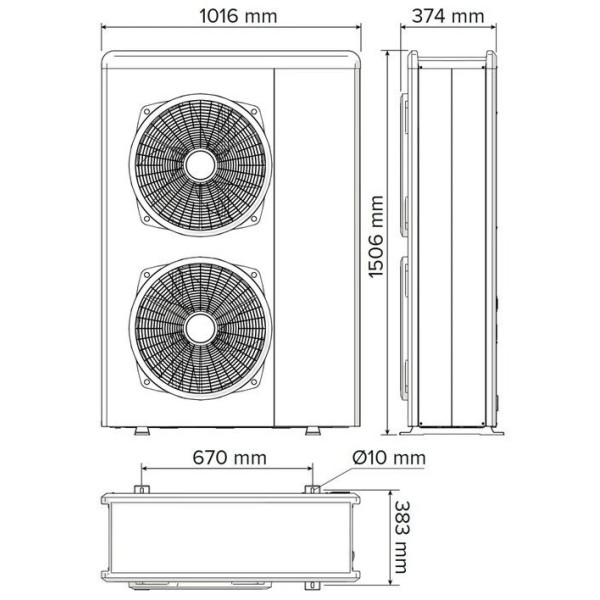 Тепловий насос Ariston Nimbus Compact 120 S Net R32 (3302226)