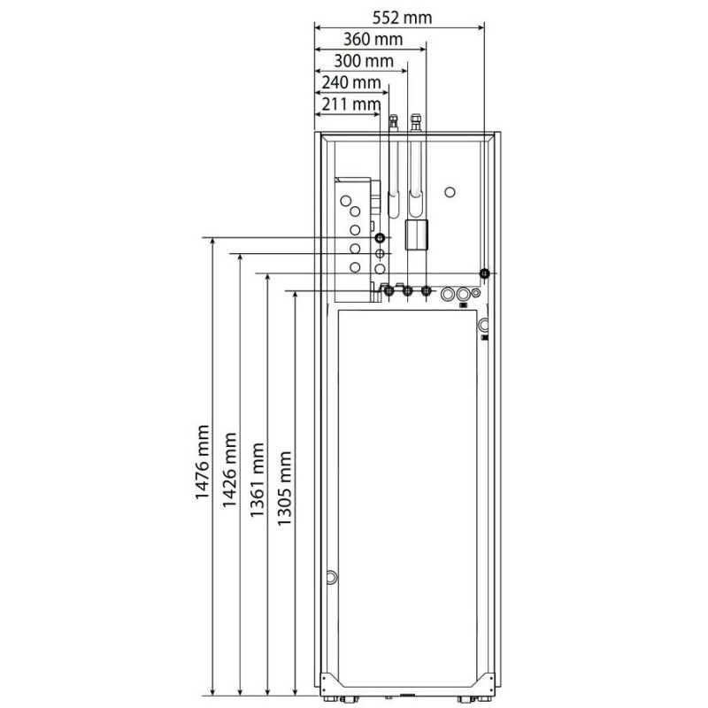 Тепловий насос Ariston Nimbus Compact 120 S Net R32 (3302226)