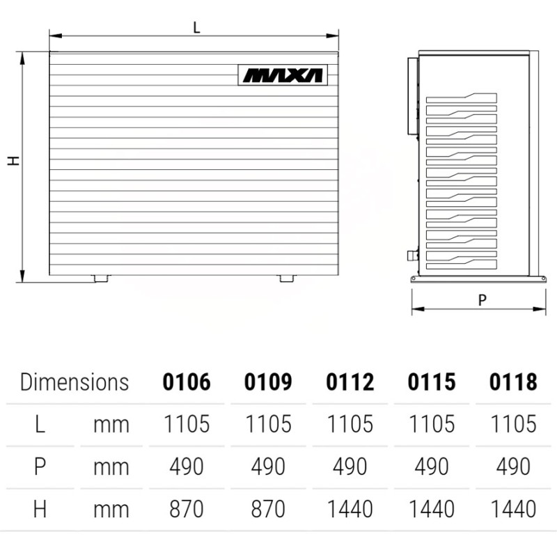 Тепловий насос Maxa i-290/KA 0106