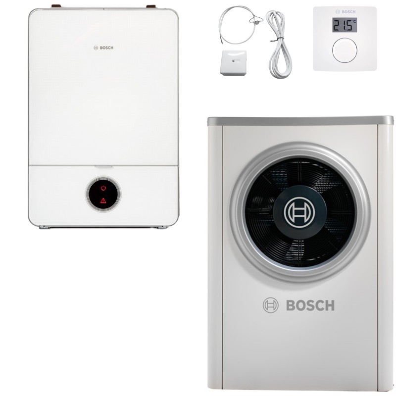 Тепловой насос Bosch Compress 7000i AWE 17, система управления CR10