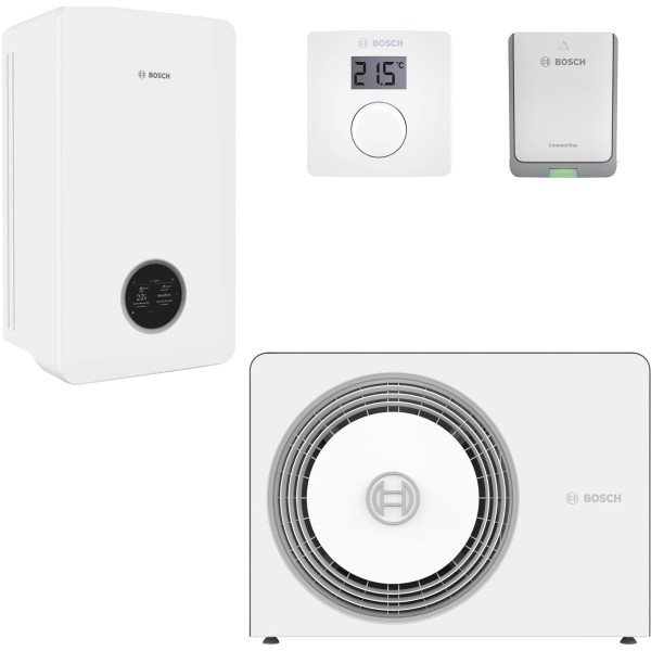 Тепловой насос Bosch Compress 3400i AWMS 10, система управления CR10, коммуникационный модуль K30