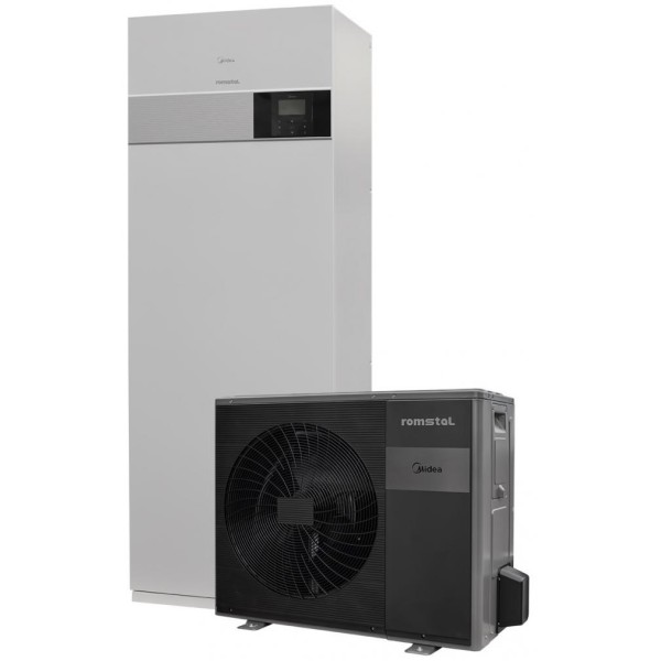 Тепловой насос Bosch Compress 7000i AWB 13, водонагреватель SH370 RW, система управления CR10