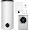 Тепловой насос Bosch Compress 7000i AWE 17, водонагреватель SH370 RW, система управления CR10