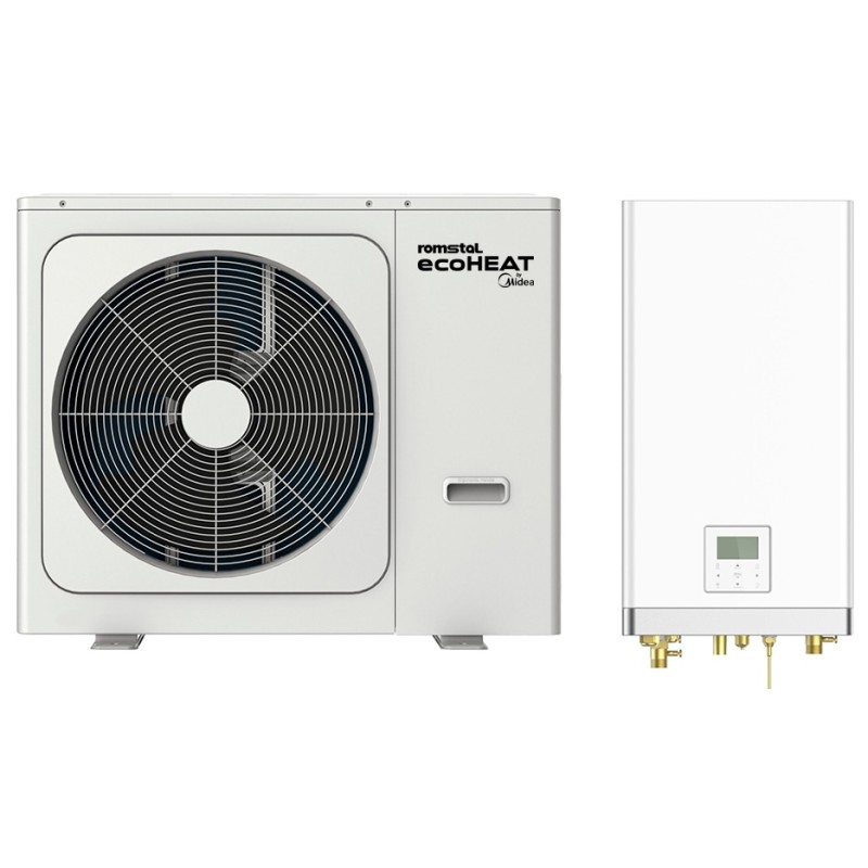 Тепловий насос Romstal Vision 12 кВт R32, -25, WI-FI, 3 квт ТЕН (81PC1013)