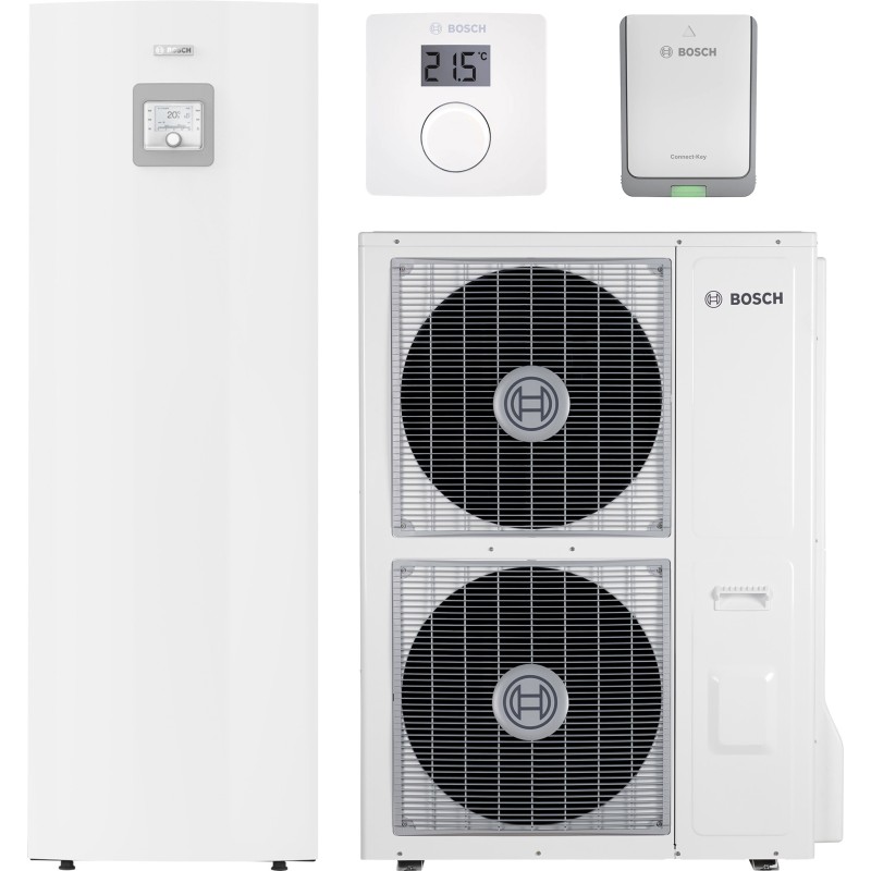 Тепловой насос Bosch Compress 3400i AWMS 14, система управления CR10, коммуникационный модуль K30