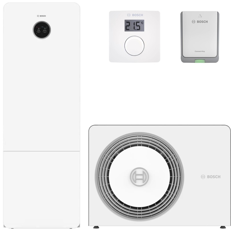 Тепловой насос Bosch Compress 5800i AWM 12, система управления CR10, коммуникационный модуль K30