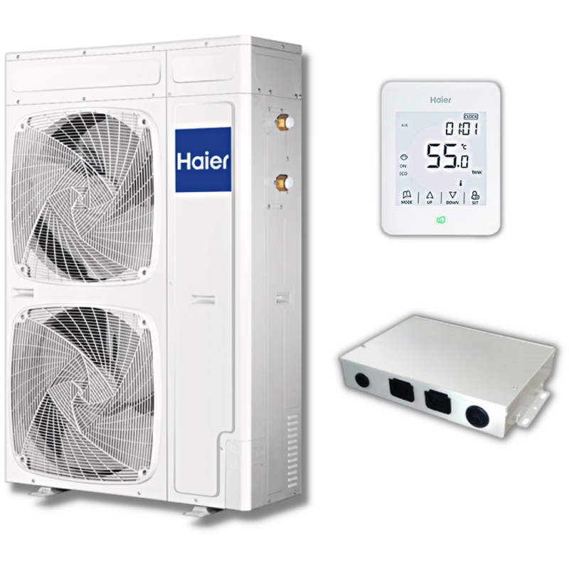 Тепловий насос Haier Super Aqua Monobloc AU112FYCRA (HW)