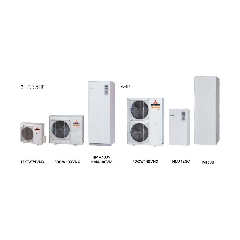 Тепловий насос Mitsubishi Heavy FDCW140VNX/HMS140VM/MT500