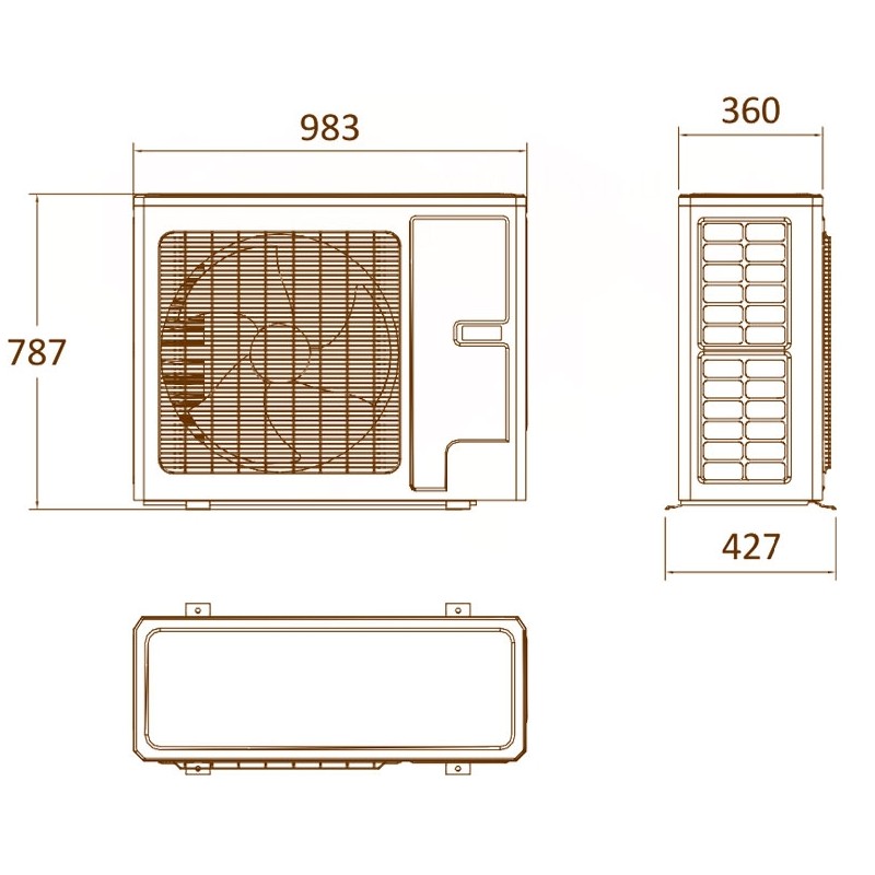 Тепловой насос Fondital Procida AWS/IWU 8 (DPBU2XWS08+DPBU2XWU08)