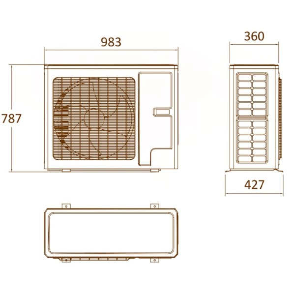 Тепловой насос Fondital Procida AWS/IWU 8 (DPBU2XWS08+DPBU2XWU08)