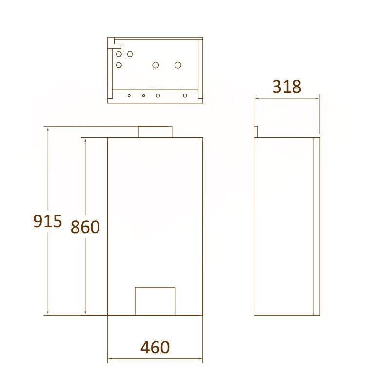 Тепловой насос Fondital Procida AWS/IWU 8 (DPBU2XWS08+DPBU2XWU08)
