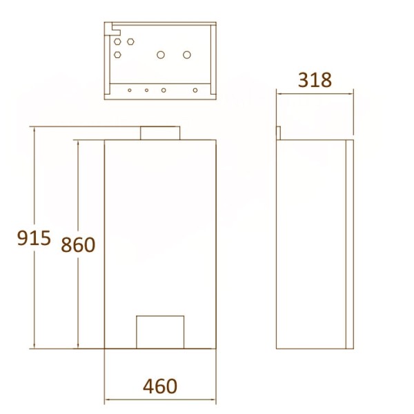 Тепловой насос Fondital Procida AWS/IWU 8 (DPBU2XWS08+DPBU2XWU08)