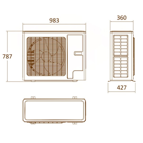 Тепловой насос Fondital Procida AWS/IWU 10 (DPBU2XWS10+DPBU2XWU10)
