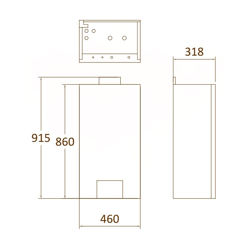 Тепловой насос Fondital Procida AWS/IWU 10 (DPBU2XWS10+DPBU2XWU10)