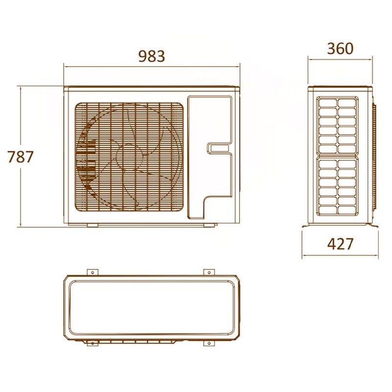 Тепловий насос Fondital Procida AWS/IWU XB 10 (DPBU2XWS10+DPBU2XTU10)