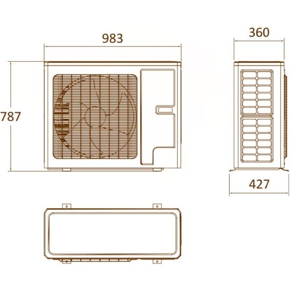 Тепловий насос Fondital Procida AWS/IWU XB 10 (DPBU2XWS10+DPBU2XTU10)