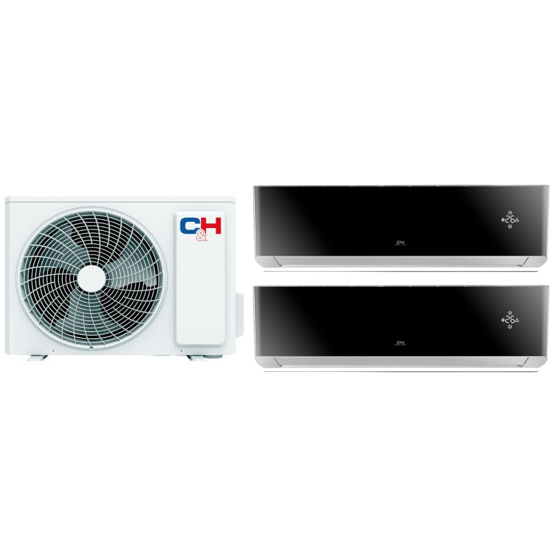 Комплект мульти-спліт системи Cooper&Hunter Supreme Continental Black/Siver Multi 21 (9+12)