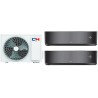 Комплект мульти-спліт системи Cooper&Hunter Supreme Continental Black Multi 21 (9+12)