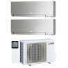 Комплект мульти-спліт системи Mitsubishi Electric Design Silver Multi 33 (6+6)