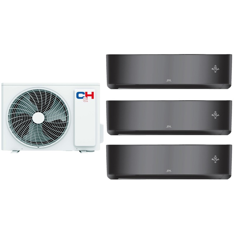 Комплект мульти-спліт системи Cooper&Hunter Supreme Continental Black Multi 24 (9+18)