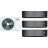 Комплект мульти-спліт системи Cooper&Hunter Supreme Continental Black Multi 24 (9+18)