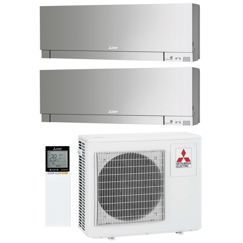Комплект мульти-спліт системи Mitsubishi Electric Design Silver Multi 53 (9+9)