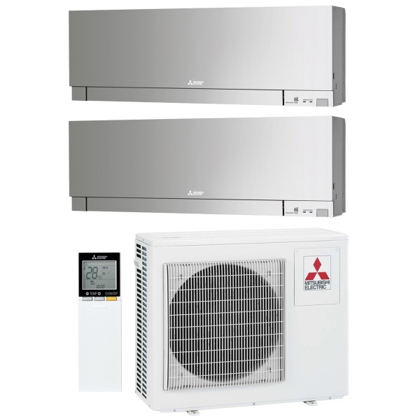 Комплект мульти-спліт системи Mitsubishi Electric Design Silver Multi 53 (9+9)