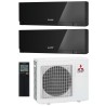 Комплект мульти-спліт системи Mitsubishi Electric Design Black Multi 53 (6+12)