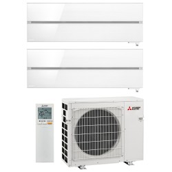 Комплект мульти-спліт системи Mitsubishi Electric Premium Hyper Heating White Multi 53 (9+9)