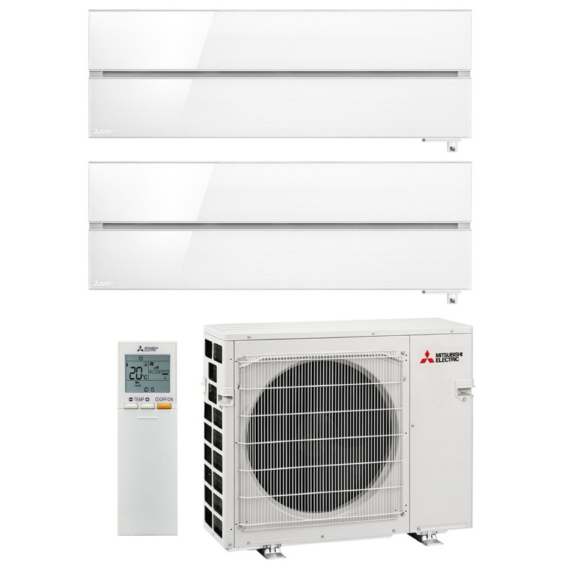 Комплект мульти-сплит системы Mitsubishi Electric Premium Hyper Heating White Multi 53 (9+9)