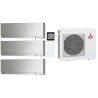 Комплект мульти-спліт системи Mitsubishi Electric Design Silver Multi 68 (6+9+9)
