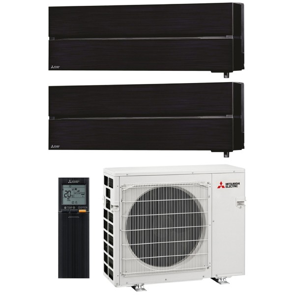 Комплект мульти-спліт системи Mitsubishi Electric Premium Hyper Heating Black Multi 53 (9+9)