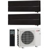 Комплект мульти-спліт системи Mitsubishi Electric Premium Hyper Heating Black Multi 53 (9+9)
