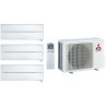 Комплект мульти-спліт системи Mitsubishi Electric Premium Pearl white Multi 54 (6+6+6)