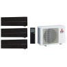 Комплект мульти-спліт системи Mitsubishi Electric Premium Black Multi 54 (6+6+9)