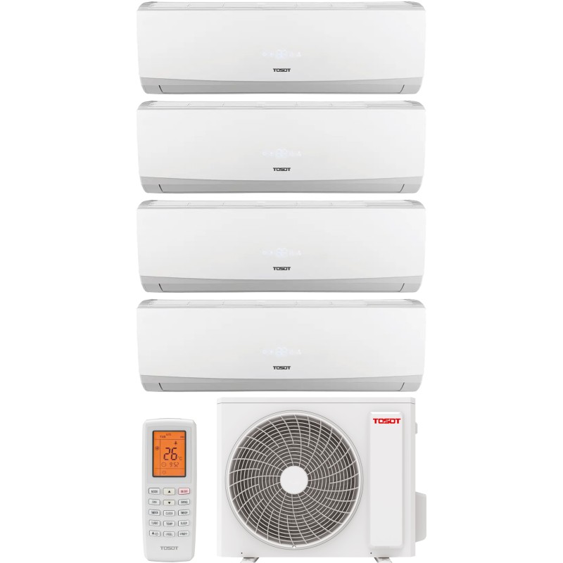 Комплект мульти-спліт системи Tosot Smart TM-28U4(O)2 + GS-07DW2(I)*4шт