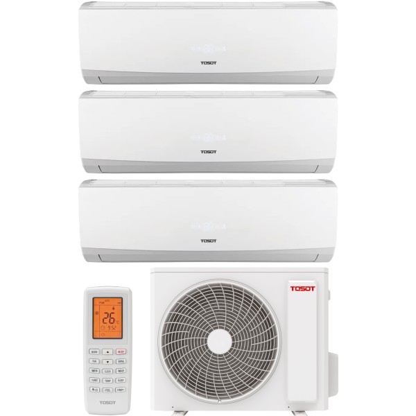 Комплект мульти-спліт системи Tosot Smart TM-24U3(O)2 + GS-07DW2(I) + GS-09DW2(I)*2шт