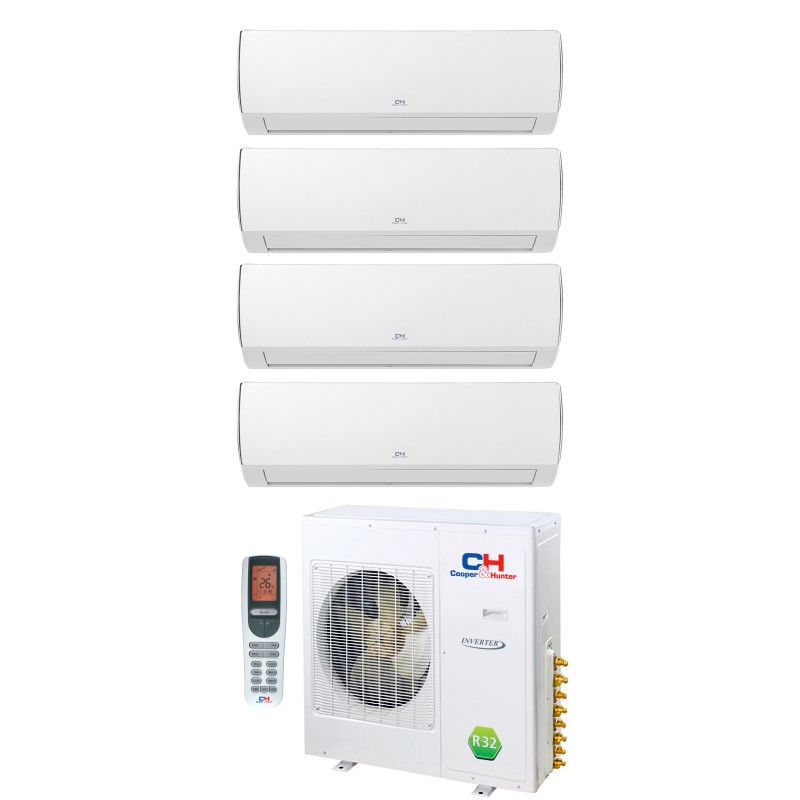 Комплект мульти-спліт системи Cooper&Hunter Veritas Inverter Multi 36 (9+9+9+9)