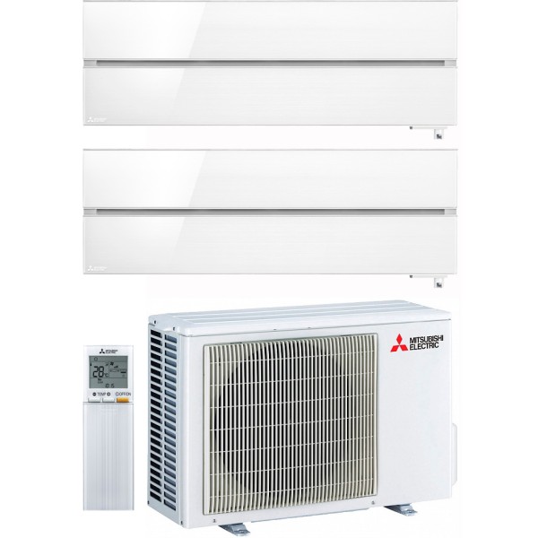 Комплект мульти-спліт системи Mitsubishi Electric Premium Pearl white Multi 53 (9+9)