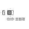 Зовнішній блок мультиспліт-системи Leberg Multi R32 LBU-3M27FRM