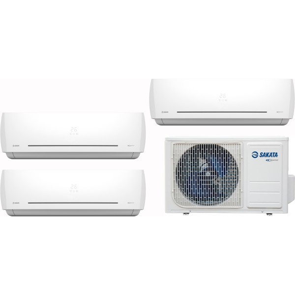 Комплект мульти-спліт системи Sakata SM3OE-072VHU + SMIE-025SHDC *3шт.